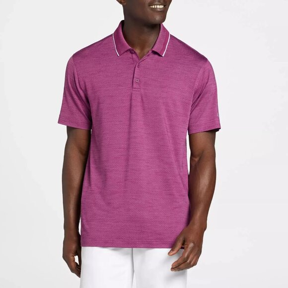 NWT Walter Hagen Men's Performance 11 Birdseye  Athletic Fit Golf Polo Size S - Picture 1 of 9